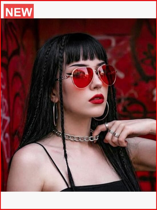 Retro Polarized Aviator Sunglasses for Women Vintage Trendy Shades main image 7